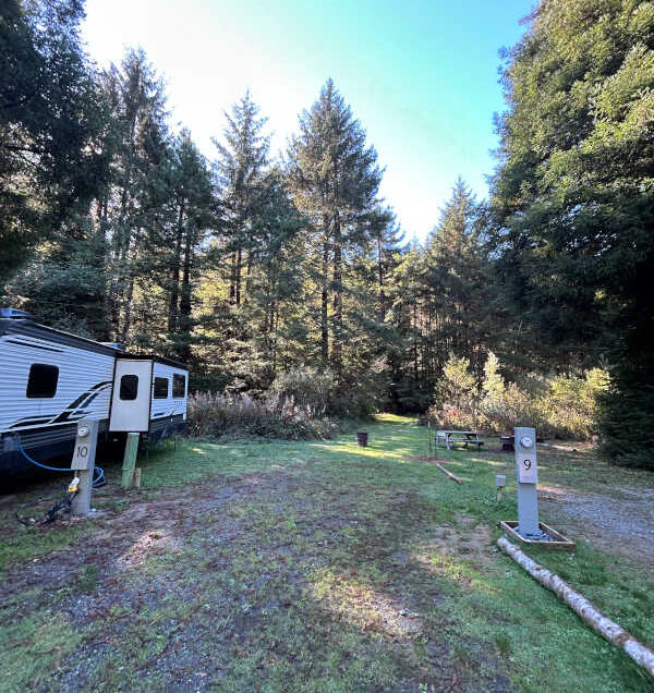 RV site #9, back-in, standard