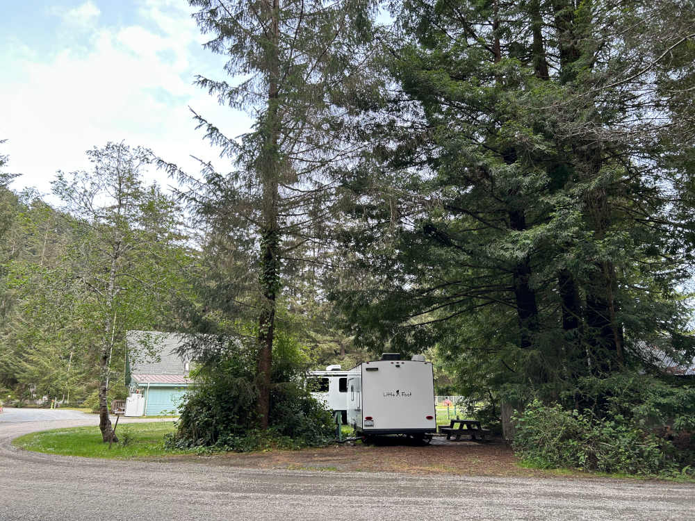 View of what it looks like around Little Foot RV. 